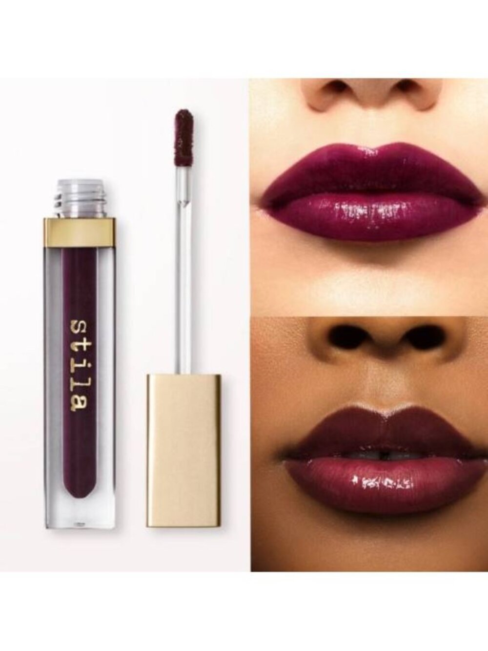 Stila Beauty Boss Lip Gloss Lip Plumper in Bonus Baby